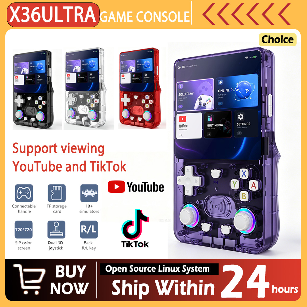Retro Gaming Portable - Новая портативная игровая консоль X36 Ultra