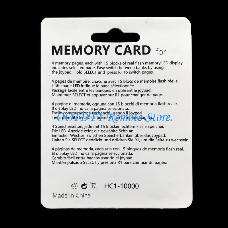 Memory Card Ps1 - Облегченная карта памяти 4МБ 4Мега для