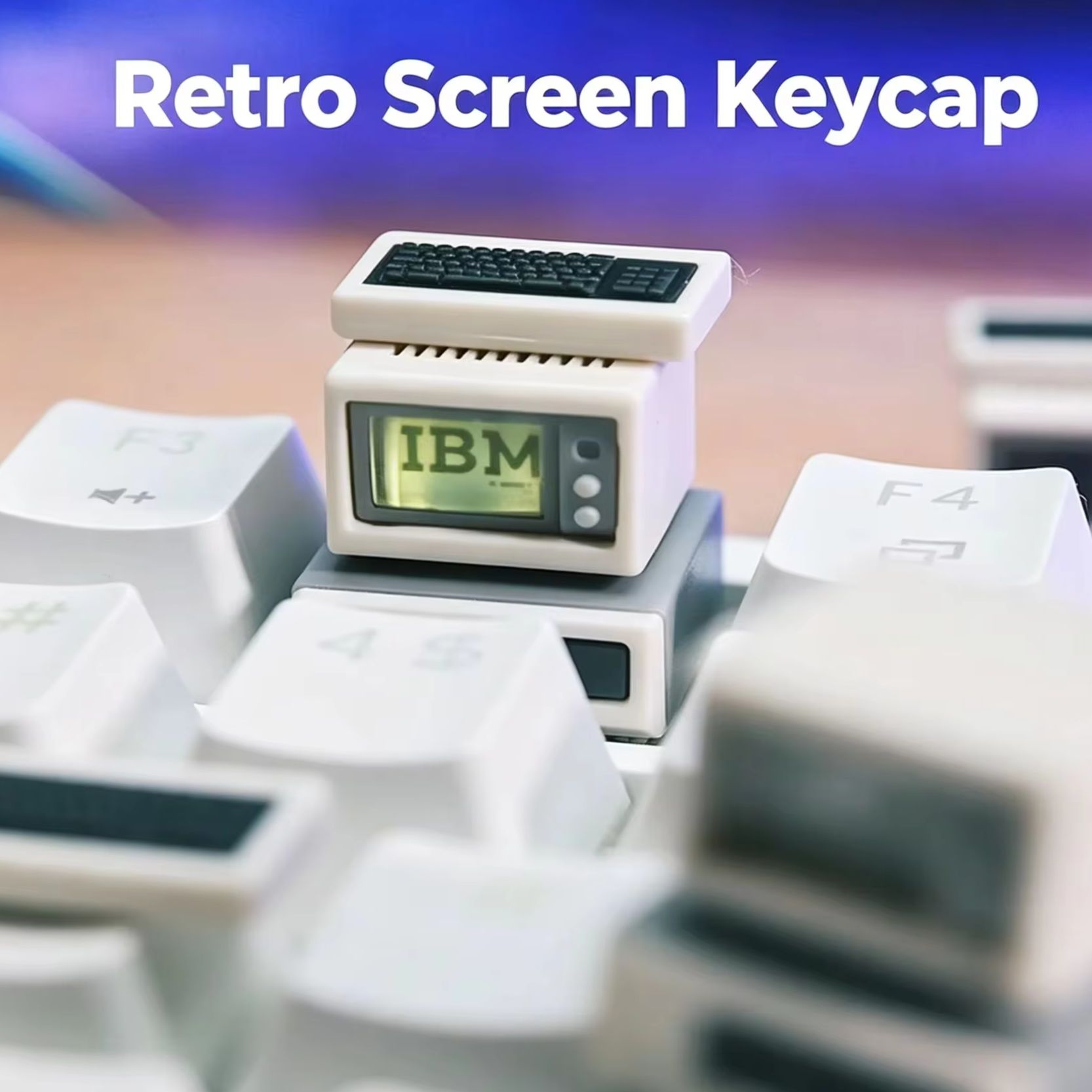 Retro Gaming Keyboard - Подсвечиваемая ретро-клавиша для компьютера, индивидуальные компьютерные
