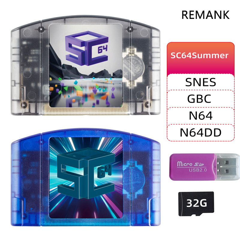 Retro Gaming Handheld - REMANK 5000-в1 SC64Summer SC64 игровая карта