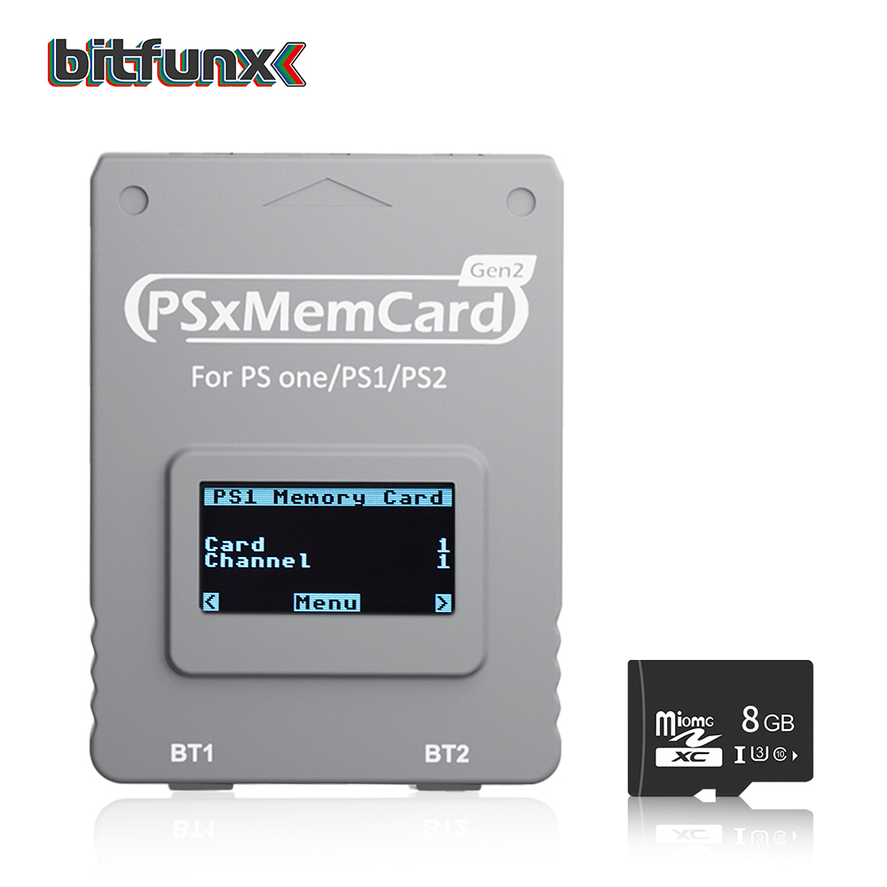 Memory Card Ps1 - Магазин Bitfunx PSxMemCard Gen2, игровое хранилище
