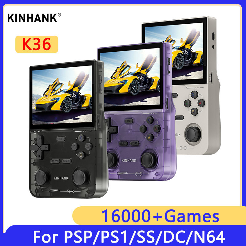 Retro Gaming Handheld Console - KINHANK K36 Ретро портативная игровая консоль