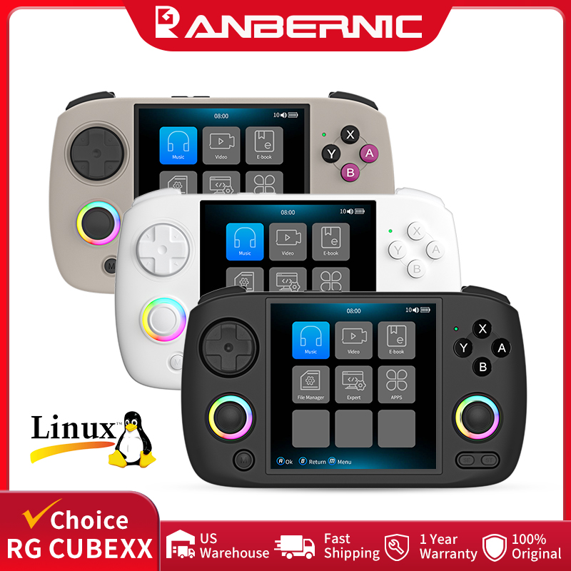 Retro Gaming Portable - Портативная игровая консоль ANBERNIC RG CubeXX,