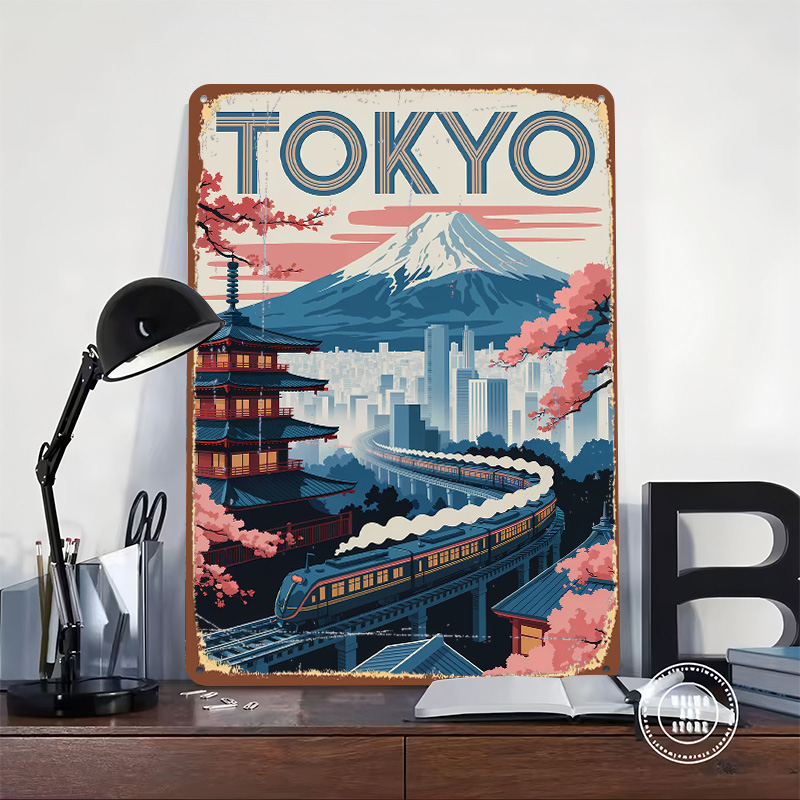 Металлическая винтажная таблич – обзор и цена Retro Gaming Tokyo