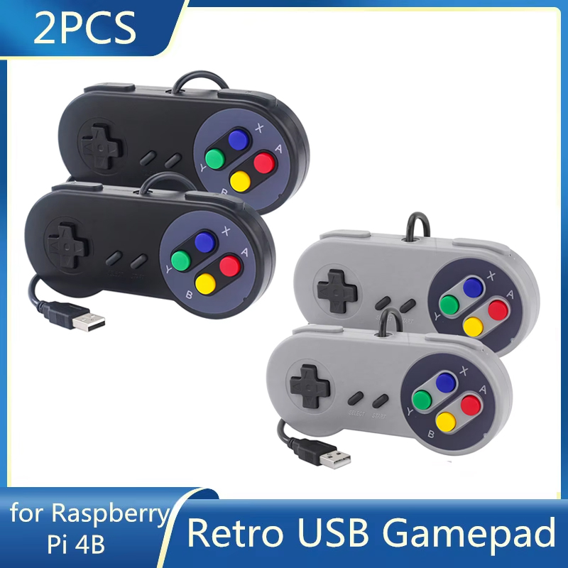 2 шт. USB-геймпады, ретро-джой – обзор и цена Retro Gaming Raspberry Pi