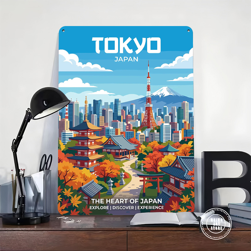 Постер с видом на Токио и горо – обзор и цена Retro Gaming Tokyo