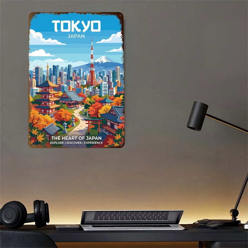 Постер с видом на Токио и горо – обзор и цена Retro Gaming Tokyo
