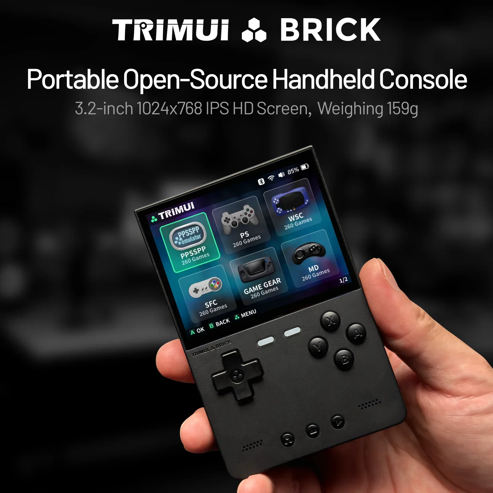 TRIMUI BRICK Портативная игров – обзор и цена Retro Gaming Images