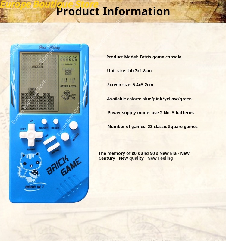 Портативная игровая консоль с  – обзор и цена Retro Gaming Handheld Console